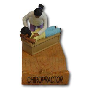 Asian Pacific Imports African American Chiropractor Figurine - NIB
